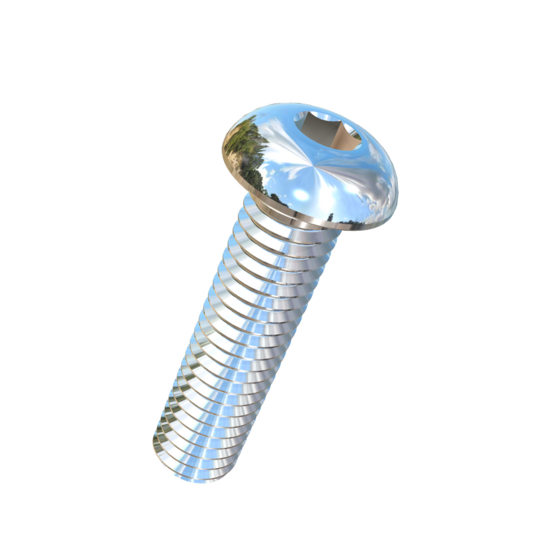 Titanium 3/8-16 X 1-1/2 UNC Button Head Socket Drive  Allied Titanium Machine Screw